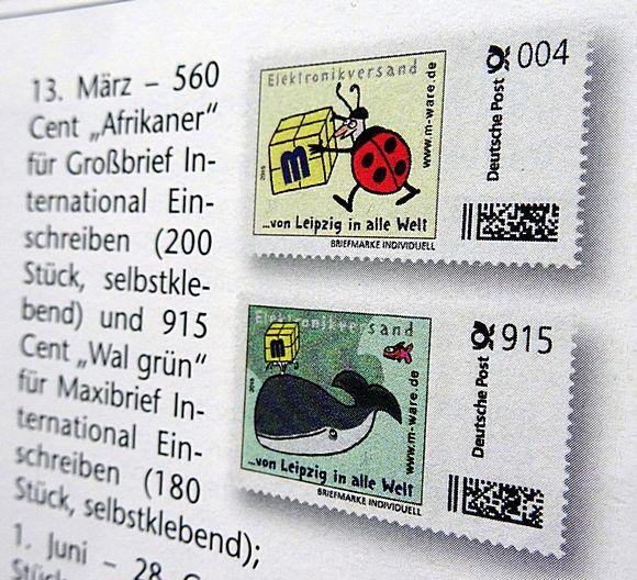 The "Deutsche Briefmarken-Revue" reports about the cartoon postage stamp edition 2015 by M-ware® Electronics