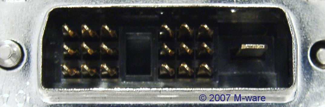 DVi-Stecker male