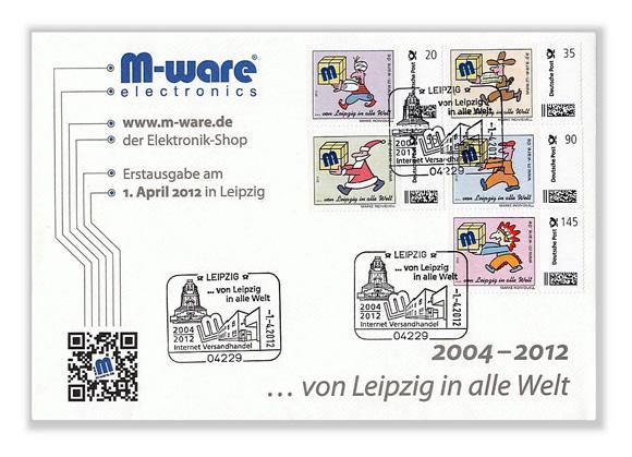 Ersttagsbrief "... von Leipzig in alle Welt"