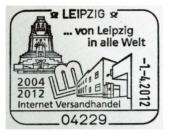 Sonderstempel "... von Leipzig in alle Welt"