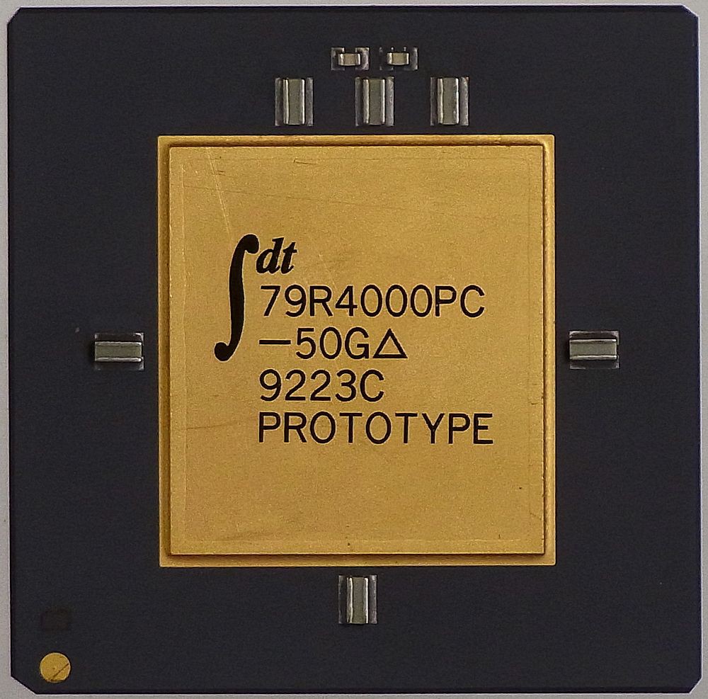 Processor IDT 79R4000PC-50G 9223C CPU Prototype