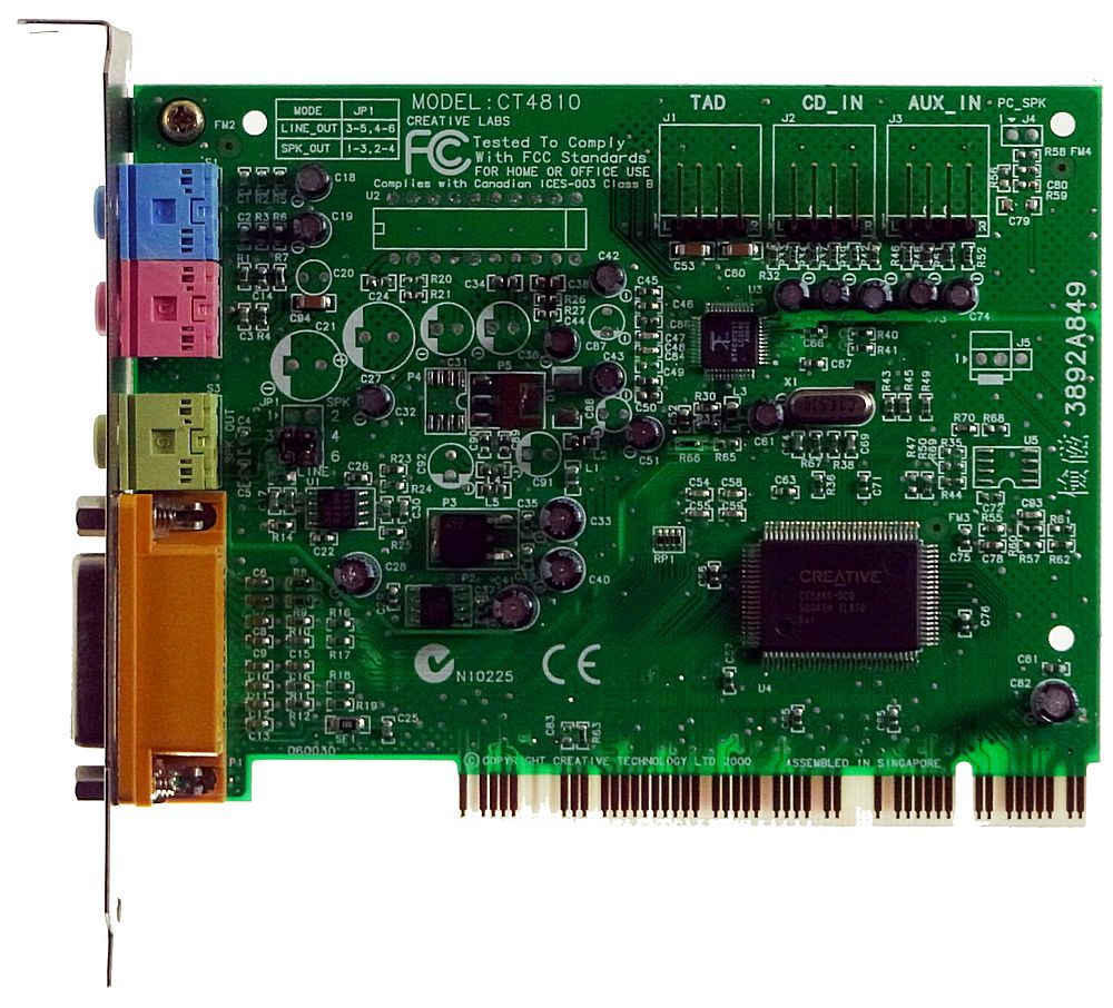 PCI Sound Card Creative SB128 CT4810