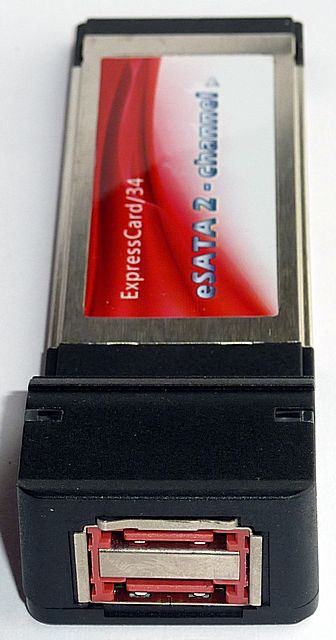 2-Port eSATA ExpressCard